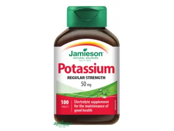 Jamieson Potassium 50 mg 100tbl
