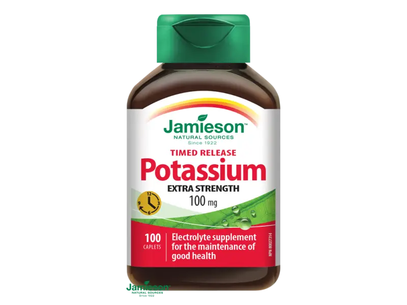 Jamieson Potassium 100 mg 100tbl