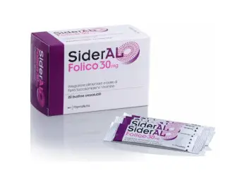 SIDERAL FOLIC  30 MG 20 KS