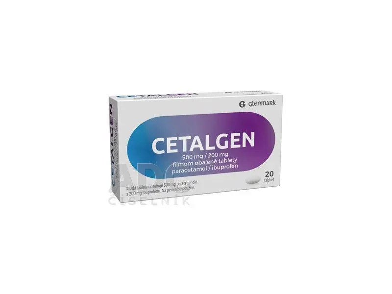 CETALGEN 500 mg/200 mg tbl flm 1x20 ks
