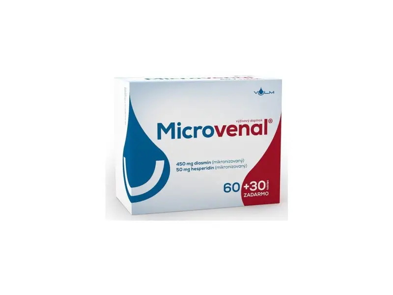 VULM Microvenal tbl flm 60ks + VULM Microvenal tbl flm 30ks grátis