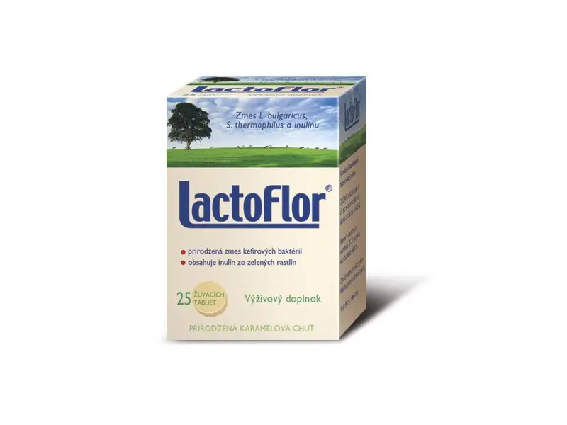 LactoFlor žuvacie tablety tbl mnd 1x25 ks