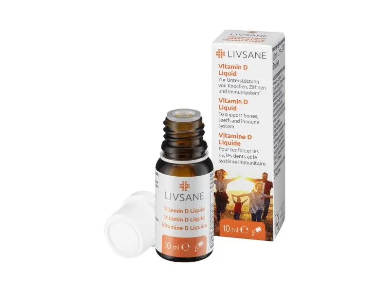 LIVSANE Tekutý vitamín D 10 ml