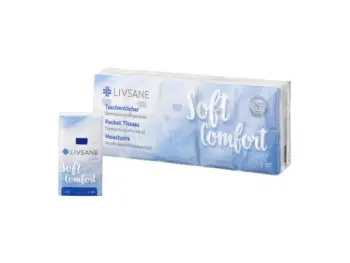 LIVSANE Soft comfort hygienické vreckovky 10 x 10 kusov