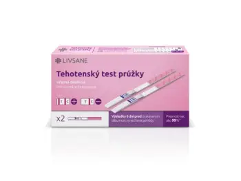 LIVSANE Tehotenský test prúžky 2 kusy