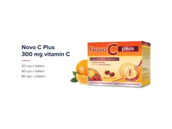 Novo C plus lipozomálny vitamín C, 90 cps
