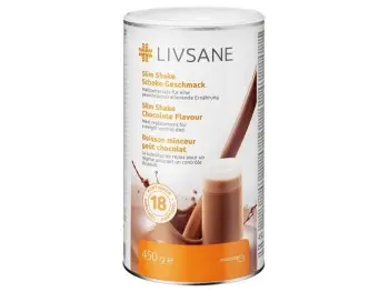 LIVSANE Diétny výživový koktejl Čokolada slim shake 1x450 g