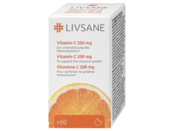 LIVSANE Vitamín C 200 mg tbl 1x60 ks
