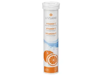 LIVSANE Vitamín C pomaranč 20 šumivých tabliet