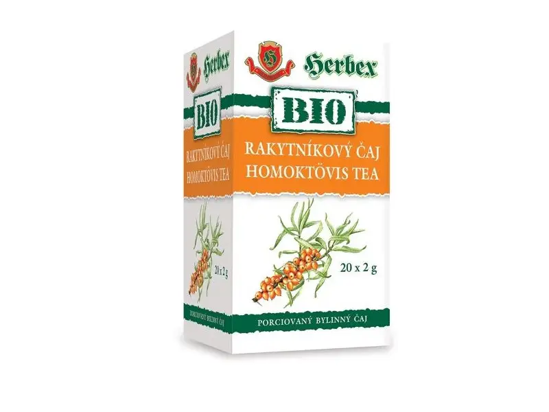 HERBEX BIO TEA RAKYTNIK REŠETLIAKOVÝ bylinný čaj 20x2 g