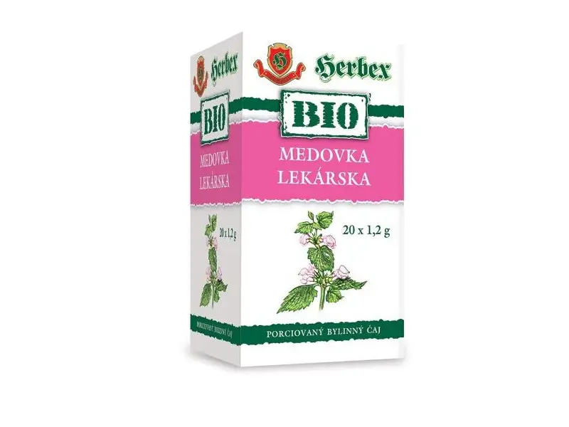 HERBEX BIO TEA MEDOVKA LEKÁRSKA bylinný čaj 20x1,2 g