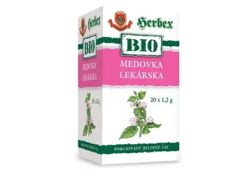 HERBEX BIO TEA MEDOVKA LEKÁRSKA bylinný čaj 20x1,2 g