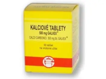 Calcii Carbonas Galvex 500mg 50tbl