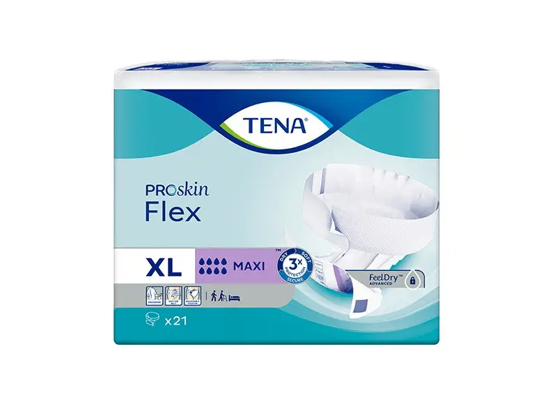 TENA Flex Maxi XL inkontinenčné nohavičky s rýchloupevňovacím pásom 22 ks