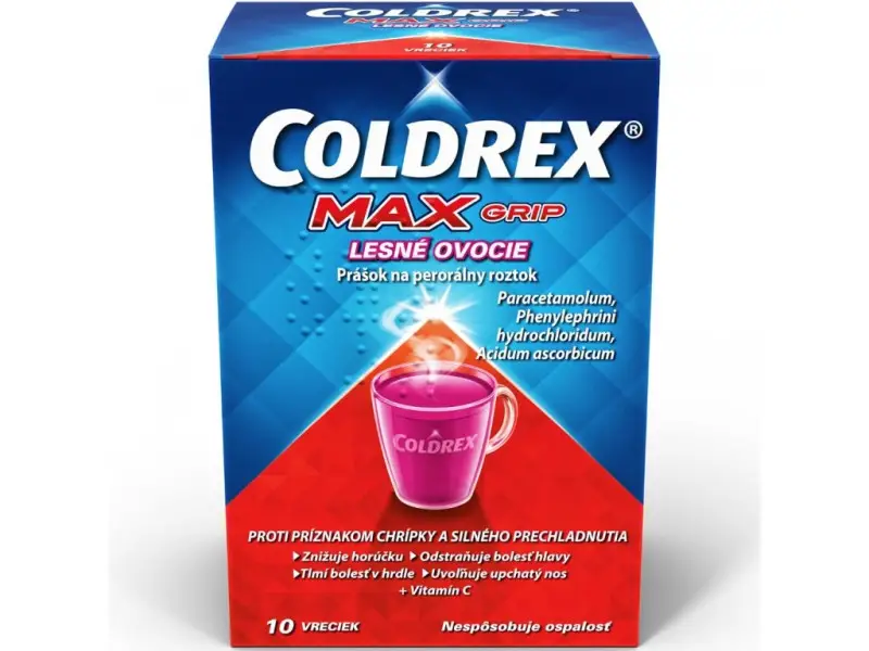 Coldrex MaxGrip 10 ks Lesné ovocie