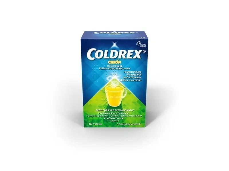 Coldrex Horúci nápoj Citrón 10 vrecúšok
