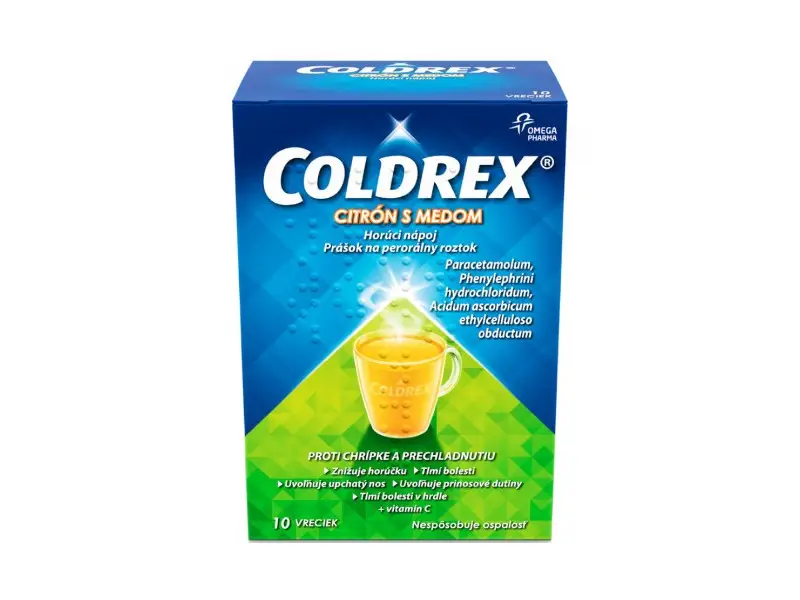 Coldrex Horúci nápoj Citrón s medom 10 vreciek