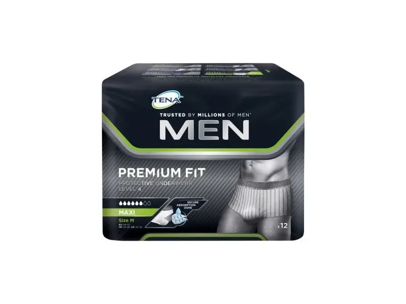 TENA Men Protective Underwear Level 4 M  pánske naťahovacie inkontinenčné nohavičky 1x12 ks