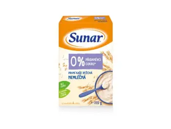 Sunar Prvá KAŠA ryžová NEMLIEČNA (od ukonč. 4. mesiaca) 1x220 g