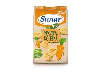 Sunar BIO Chrumky Mrkvové kolieska (od ukonč. 12. mesiaca) 45 g