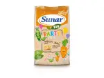Sunar BIO Chrumky Party mix (hráškové struky a mrkvové kolieska)(od ukonč. 12. mesiaca) 