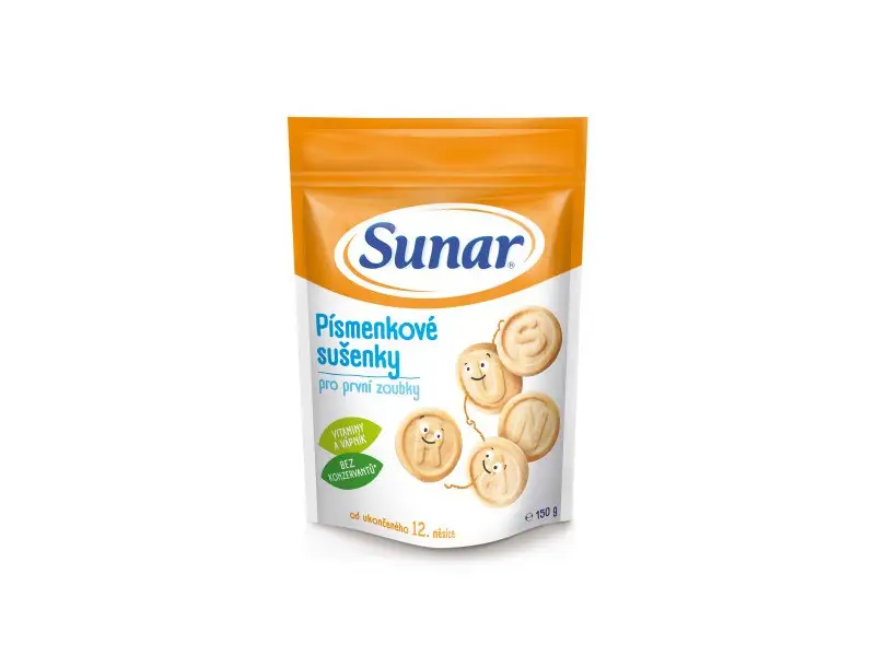 Sunarka písmenkové sušienky 150 g