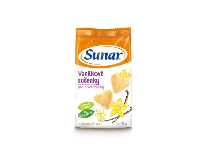 Sunar Vanilkové sušienky (od ukonč. 6. mesiaca) 175 g