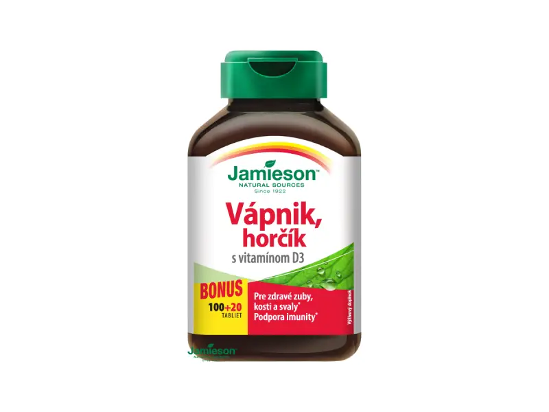 Jamieson vápnik horčík vitamín D 100+20 tbl