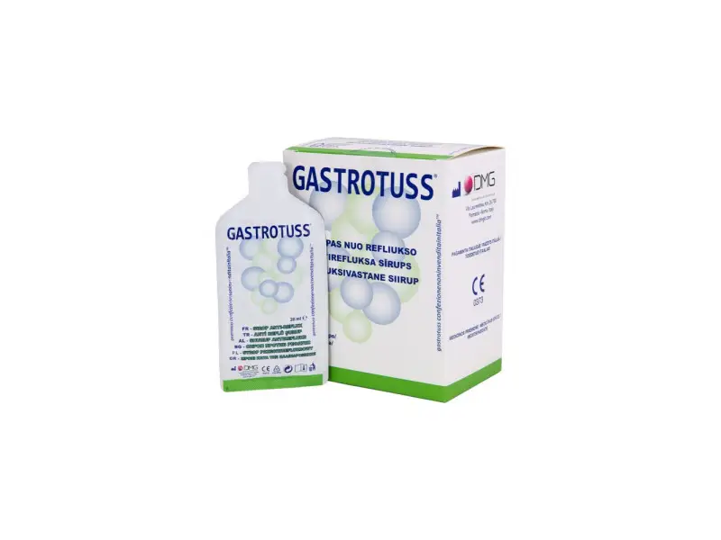 GASTROTUSS Antirefluxný sirup, vrecká 20x20ml