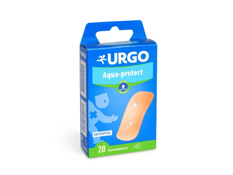 URGO Aqua-protect umývateľná náplasť, 3 veľkosti, 20 ks