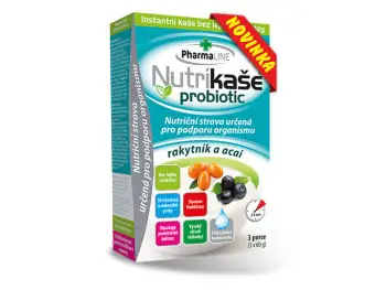 NUTRIKAŠA PROBIOTIC RAKYTNÍK A ACAI 3x60g