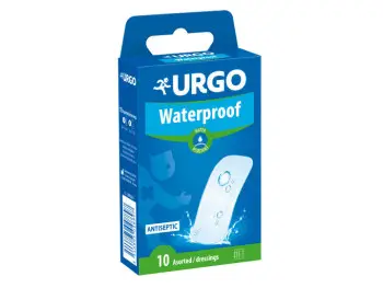 URGO Waterproof vodeodolná náplasť priehľadná, 2 veľkosti, 1x10 ks