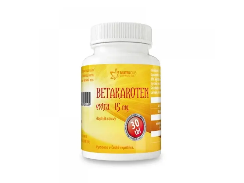 NUTRICIUS BETAKAROTEN EXTRA 15MG/30TBL