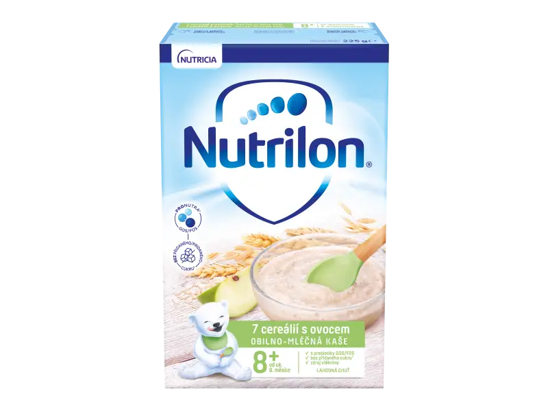 Nutrilon obilno-mliečna kaša 7 cereálií s ovocím  1x225 g