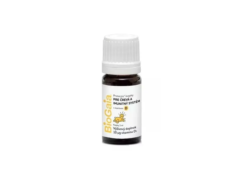BioGaia Protectis s vitamínom D kvapky 5 ml