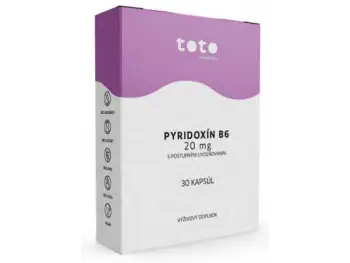 TOTO PYRIDOXÍN B6 20 mg cps s postupným uvoľňovaním 1x30 ks