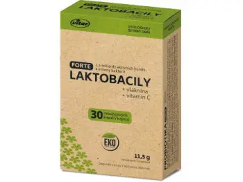 VITAR LAKTOBACILY FORTE + vláknina + vitamín C cps 1x30 ks