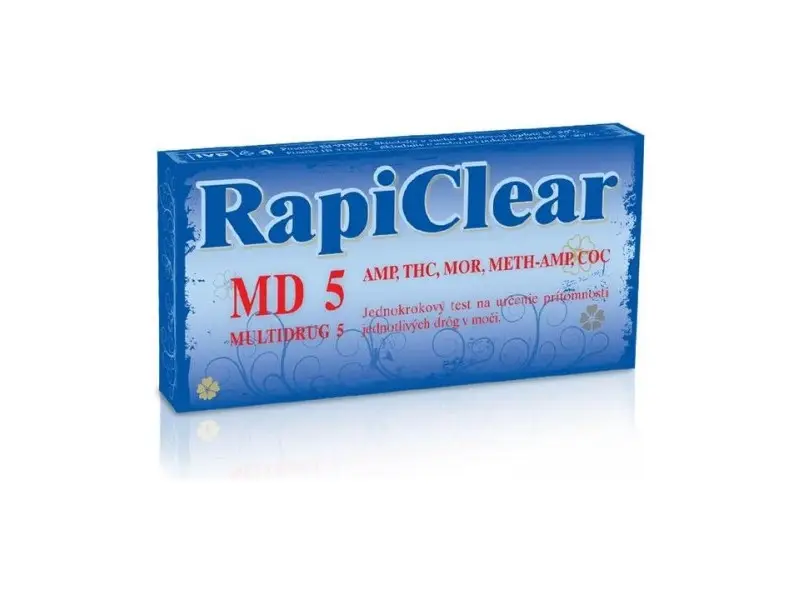 RAPICLEAR DROGOVÝ TEST MD 5